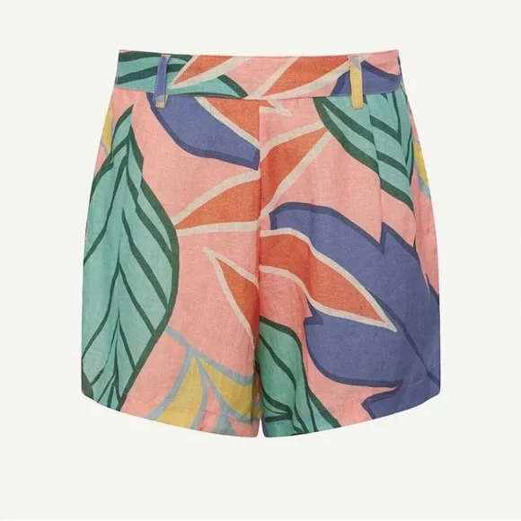 Vitamin A The Getaway Short - Retro Jungle EcoLinen